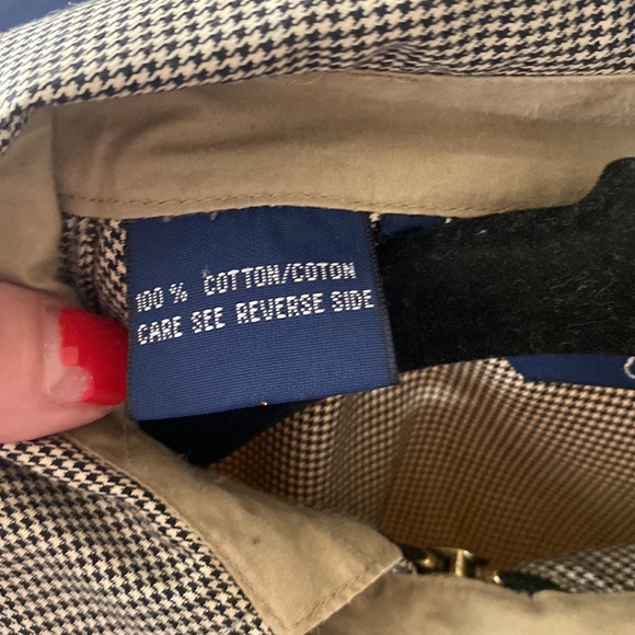 Vintage Ralph Lauren Zipper Jacket with a button sleeve and collar WATWE PROOF - Picture 10 of 11